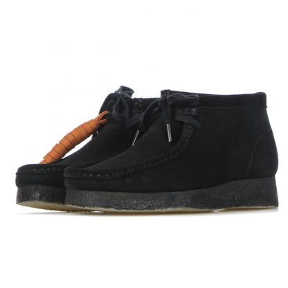 Scarpe Clarks Originals Wallabee Boot NERO