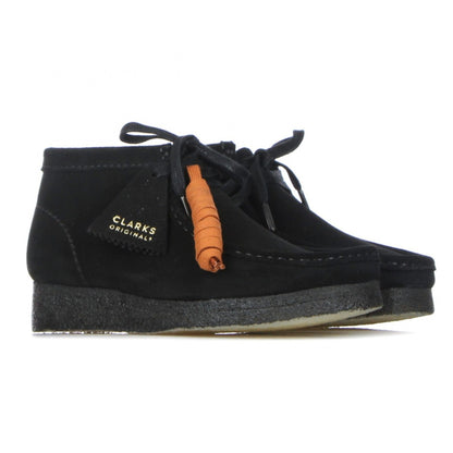 Scarpe Clarks Originals Wallabee Boot NERO