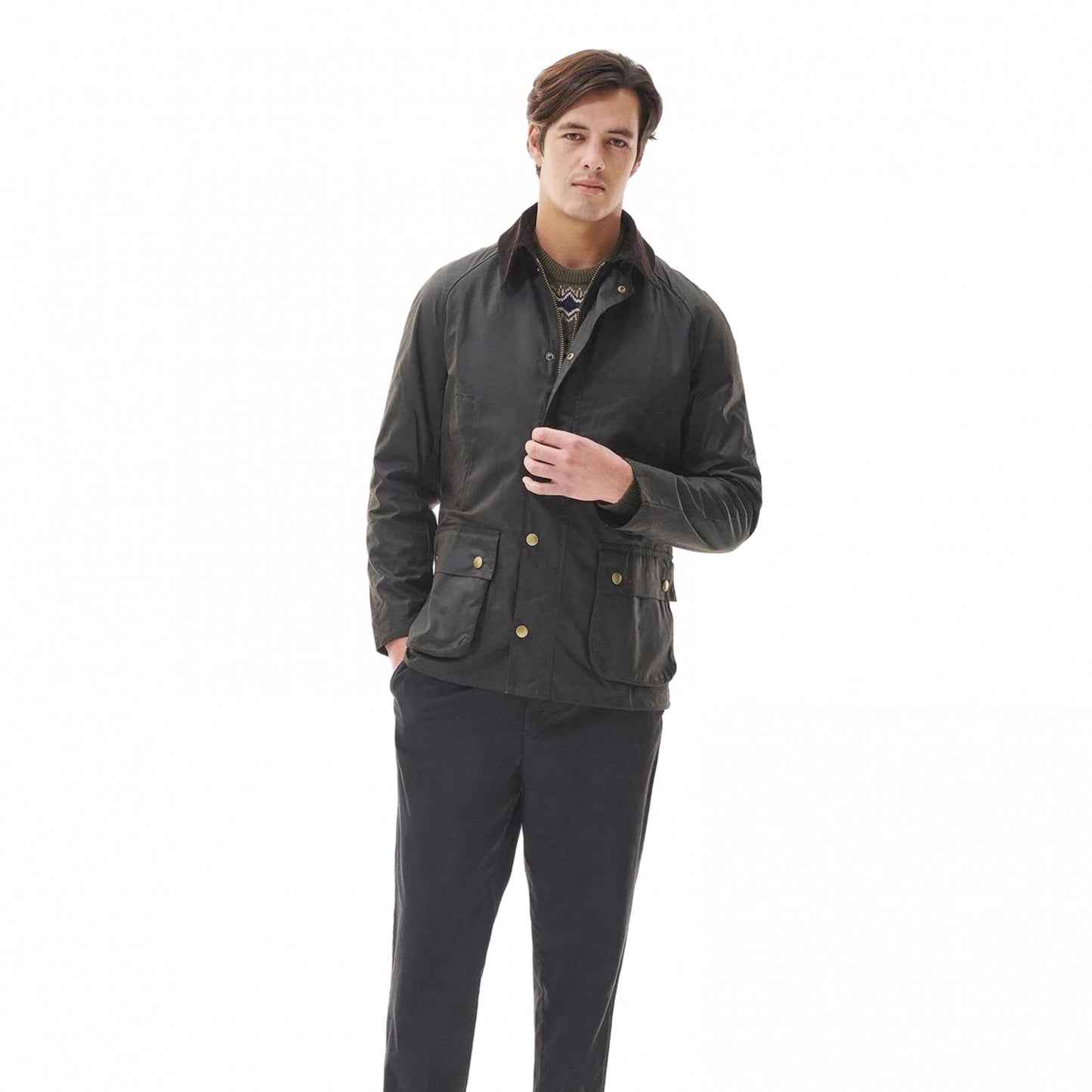 Giacca Barbour Ashby Wax Jacket VERDE OLIVA