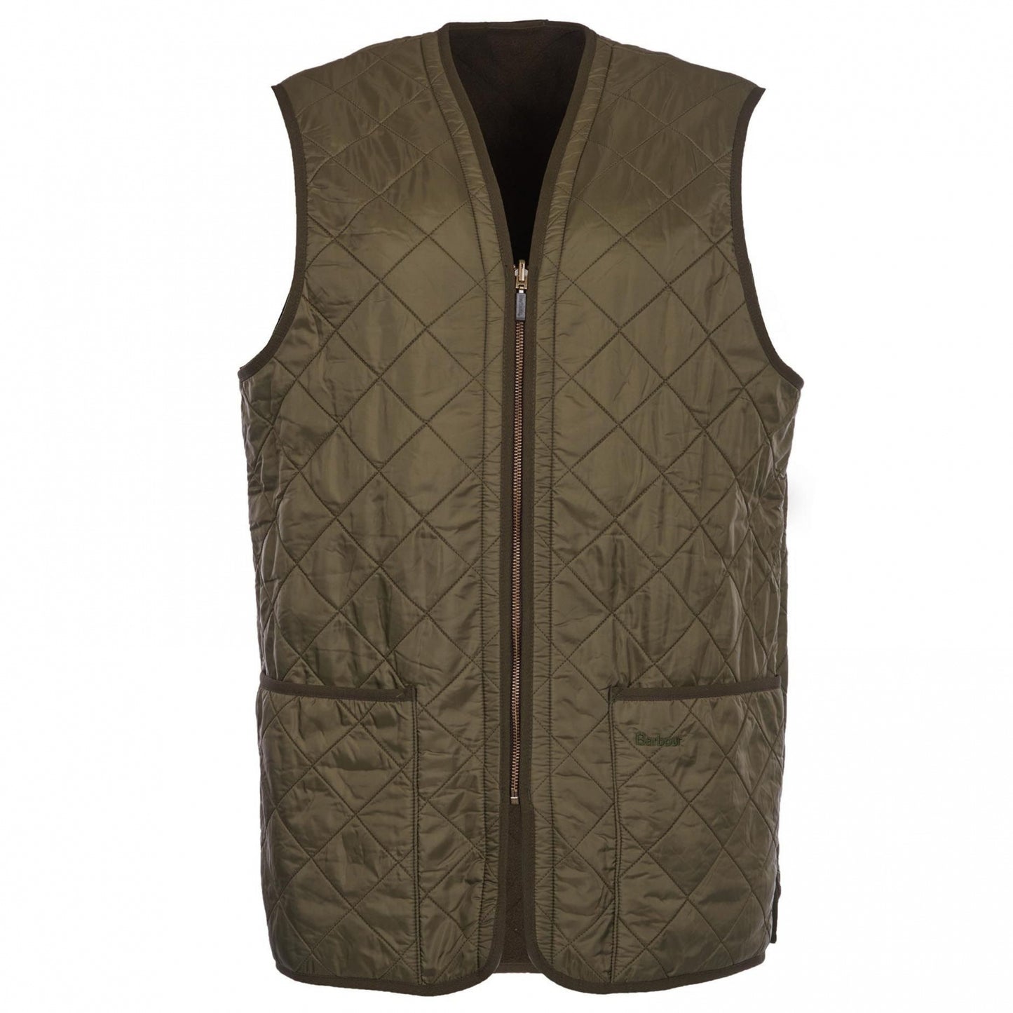 Barbour Polarquilt Waistcoat Zip Liner Vest OLIVE GREEN