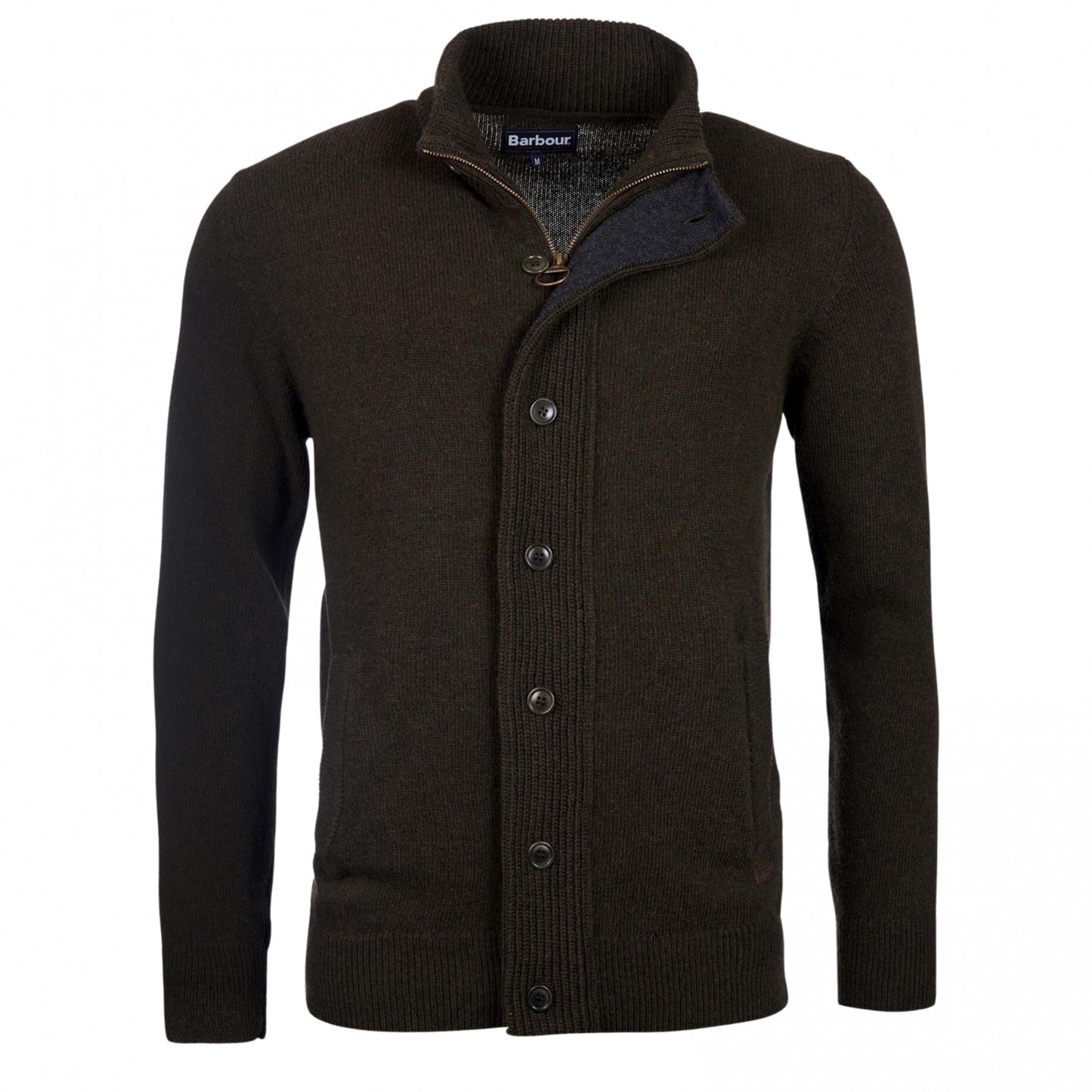 Barbour Essential Patch Zip Through Sweater UNICO