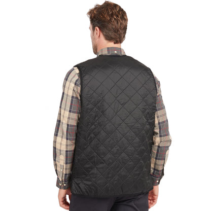 Giubbino Barbour Polarquilt Waistcoat Zip Liner NERO