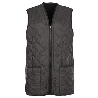 Giubbino Barbour Polarquilt Waistcoat Zip Liner NERO