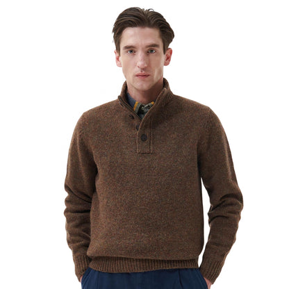 Maglione Barbour Calder Half Zip VERDE OLIVA