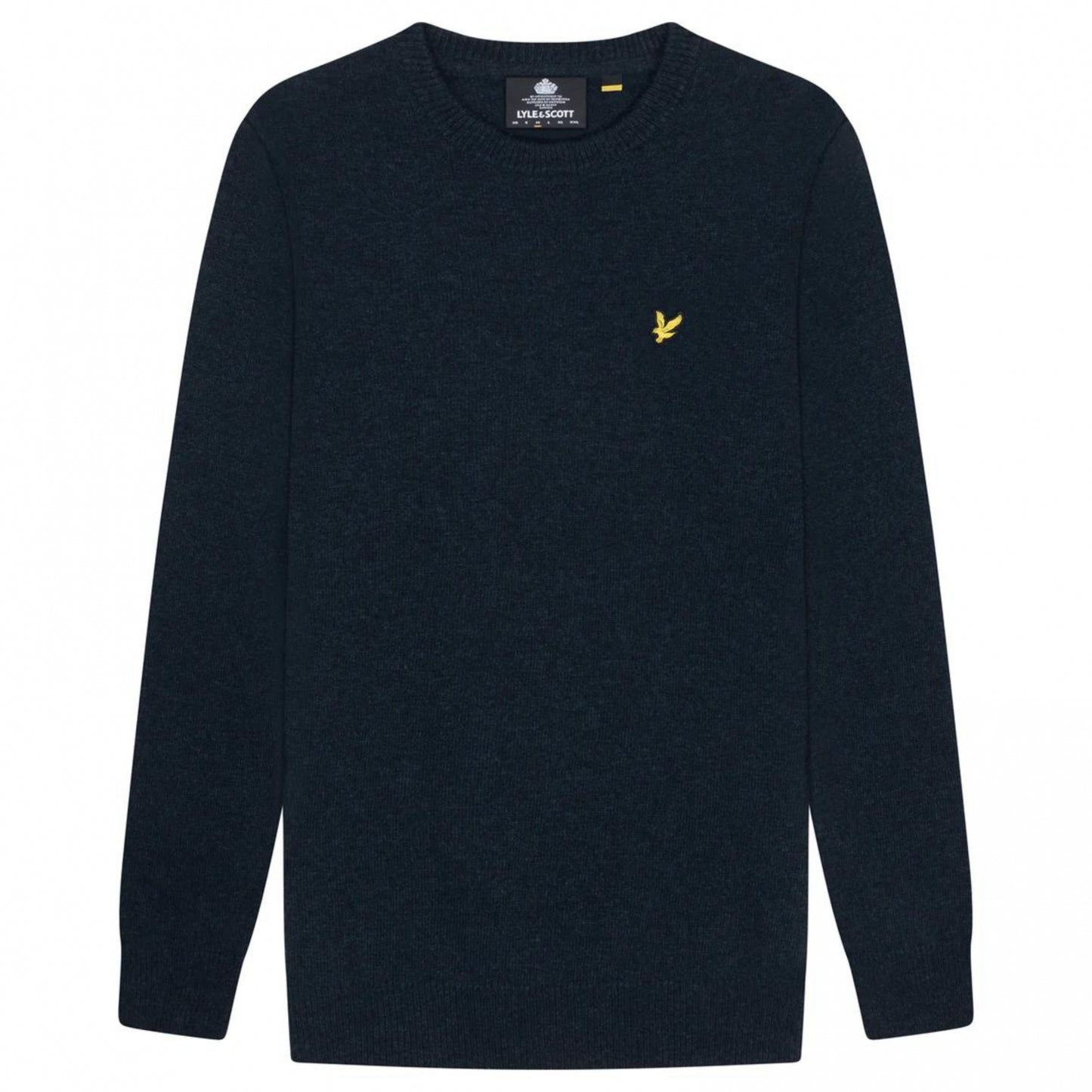 Maglione Lyle e Scott Crewneck Lambswool Blend Jum BLU