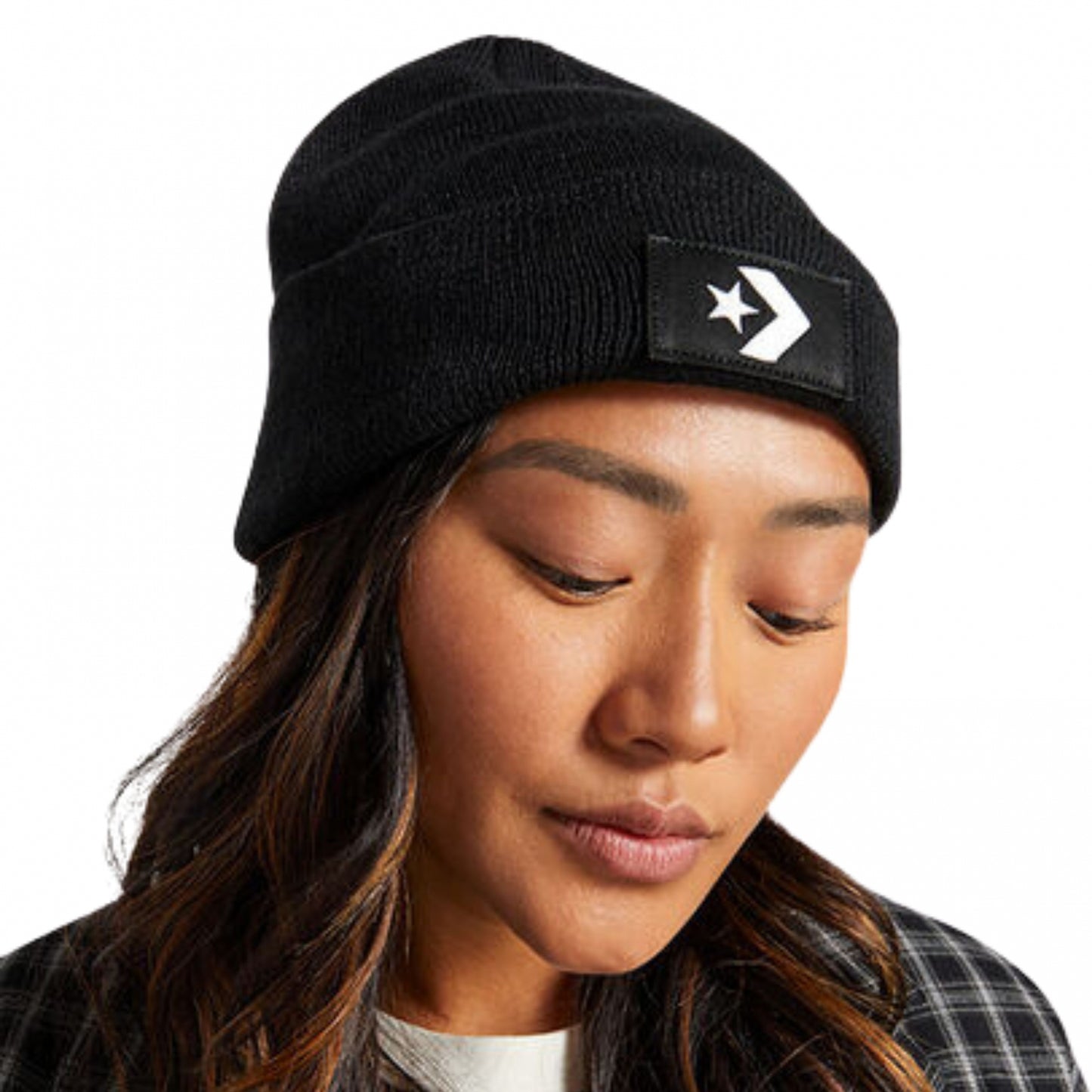 Cappello Converse Short Dome Beanie Logo NERO