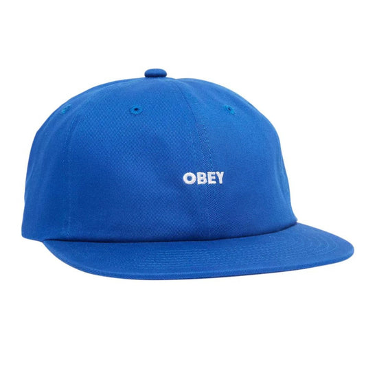 Cappello Obey Bold Twill 6 Panel Straoback BLU