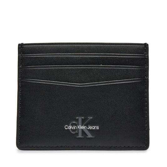 Portafoglio Calvin Klein Monogram Soft Cardcase NERO