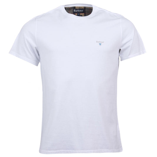 Maglietta Barbour Tartan Sports Tee BIANCO