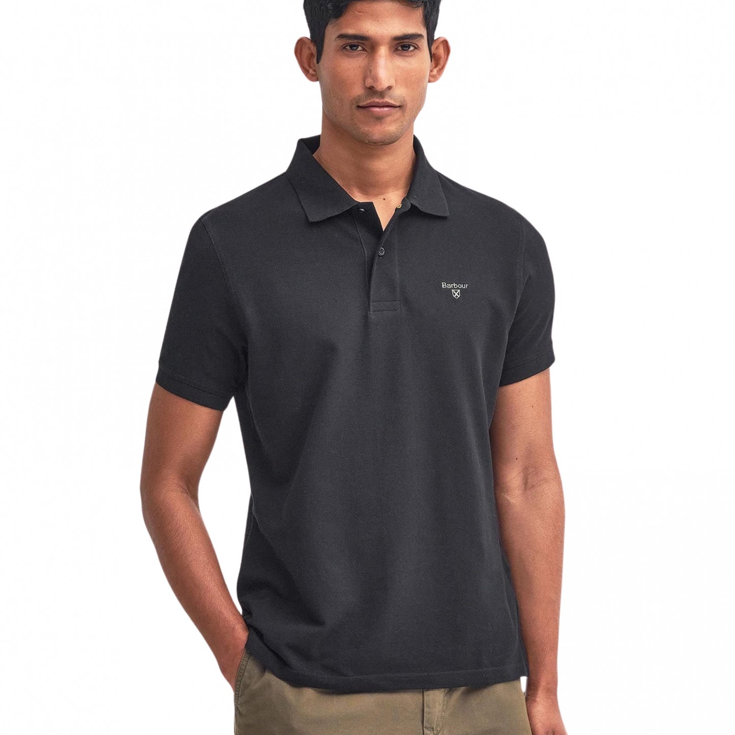 Polo Barbour Lightweight Sports Polo NERO