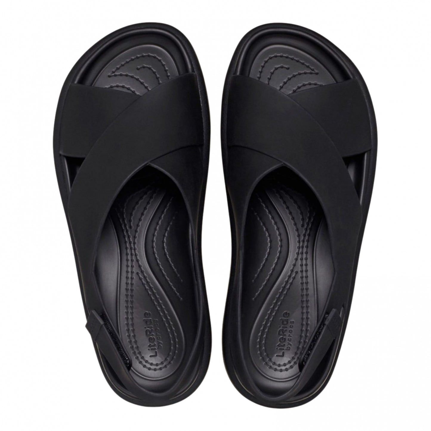 Crocs Brooklyn Luxe Cross Strap slipper