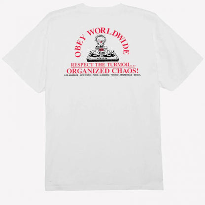 Maglietta Obey Organized Chaos Classic Pgment Tee