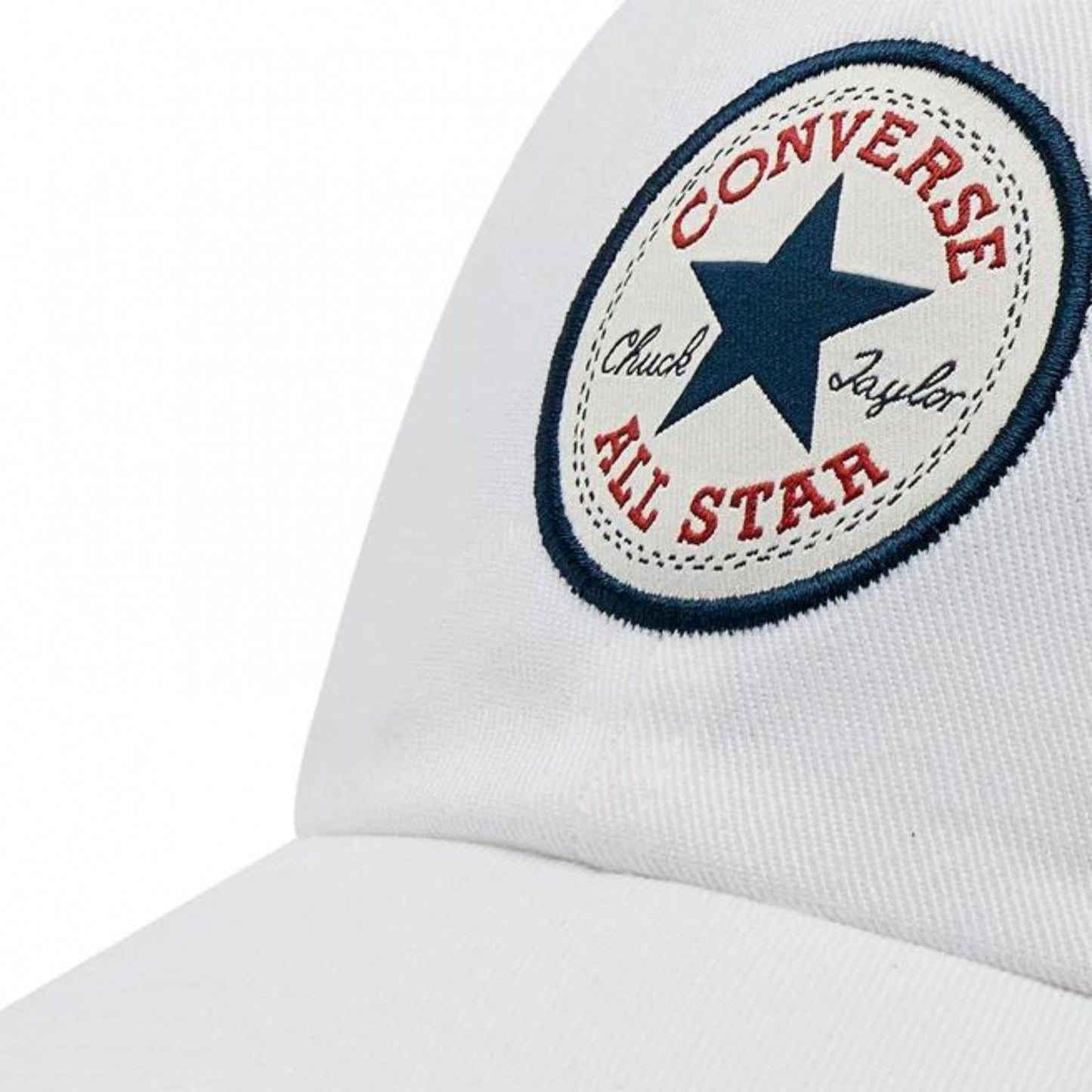 Cappello Converse All Star Patch Baseball Hat BIANCO