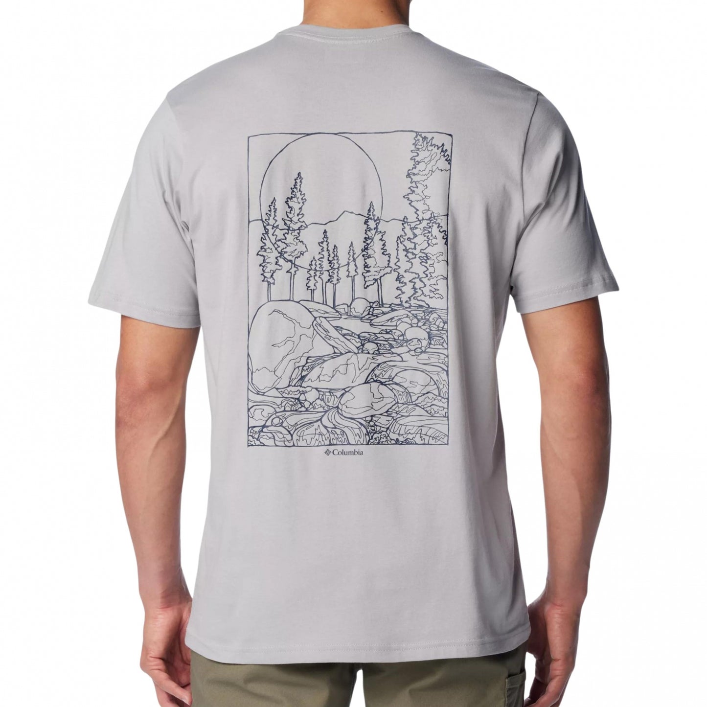 Maglietta Columbia Rockaway River Back Graphic Tee