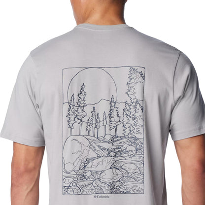 Maglietta Columbia Rockaway River Back Graphic Tee