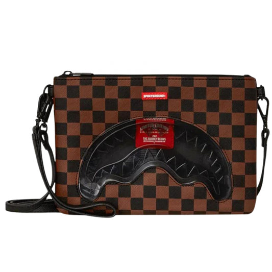 Pouchette Sprayground Sip Clear SM Eyes Cross Clutch