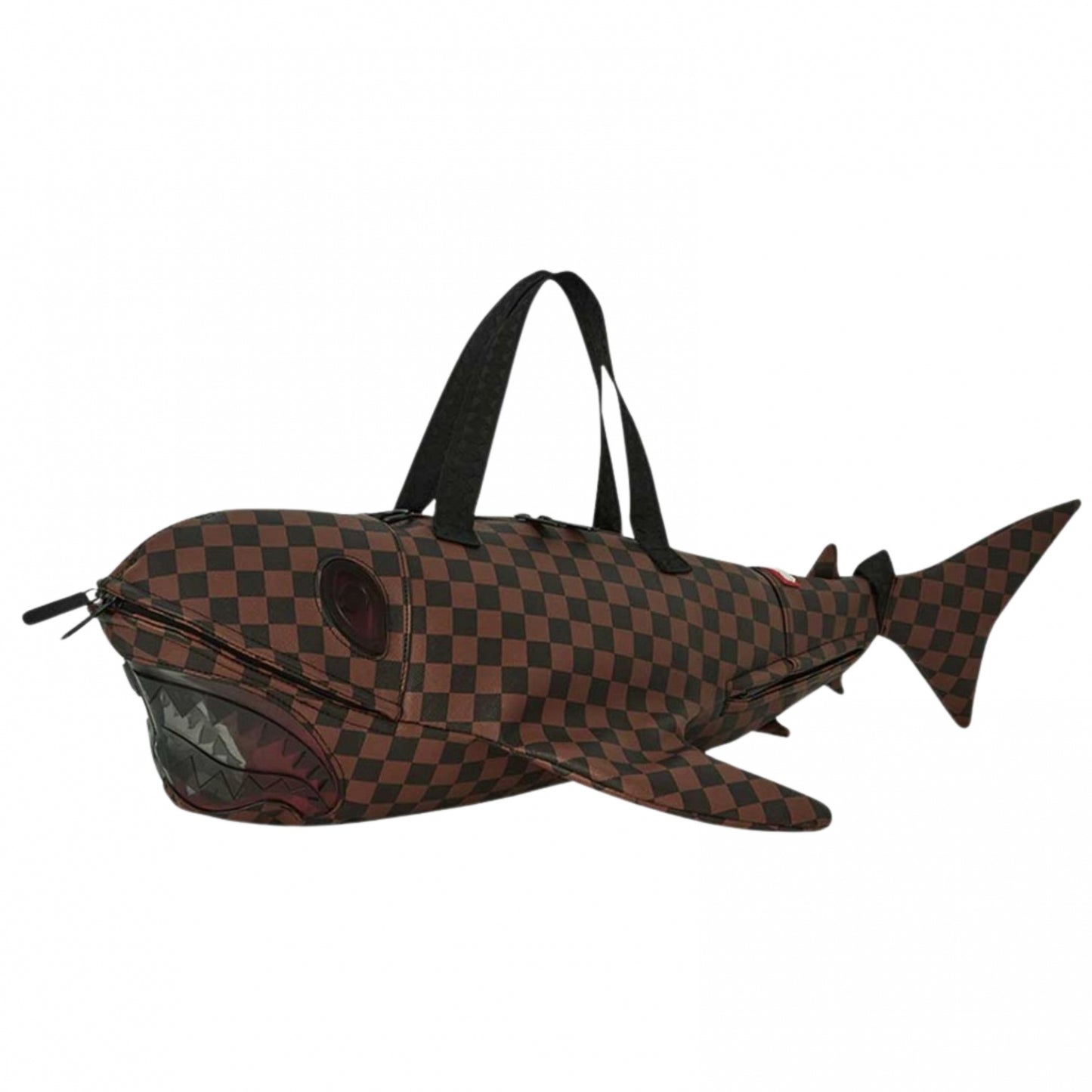 Borsa Sprayground Sip Clear SM Eyes Shark-Shaped Duffle