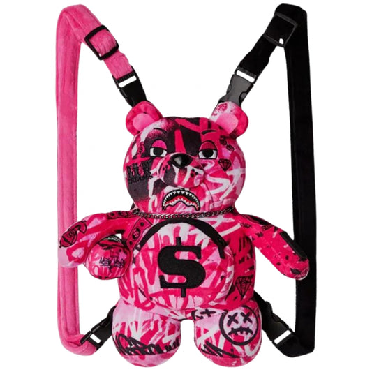 Zaino Sprayground Pink Graff City Minibear Cub Backpack