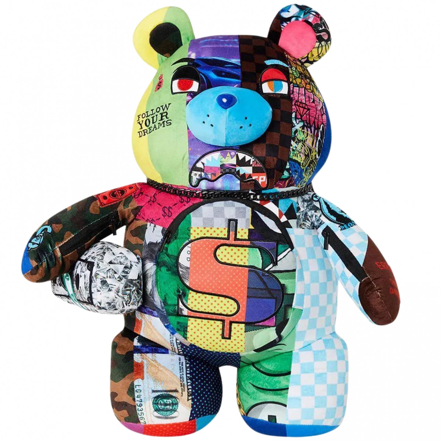 Zaino Sprayground Wonderful Mind Bear Backpack