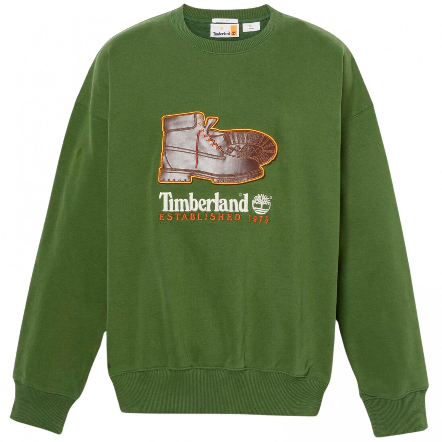 Felpa Timberland New Box Fit Badge Crewneck