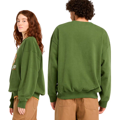 Felpa Timberland New Box Fit Badge Crewneck