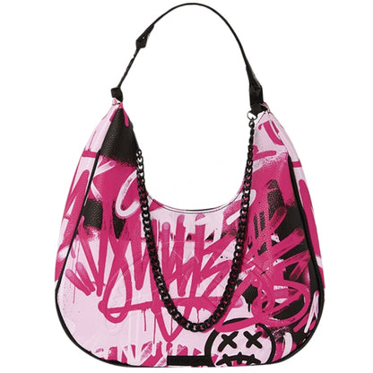 Borsa Sprayground Pink Graff City Vice Shoulder Bag