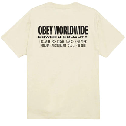 Maglietta Obey Worldwide Power e Equality Tee