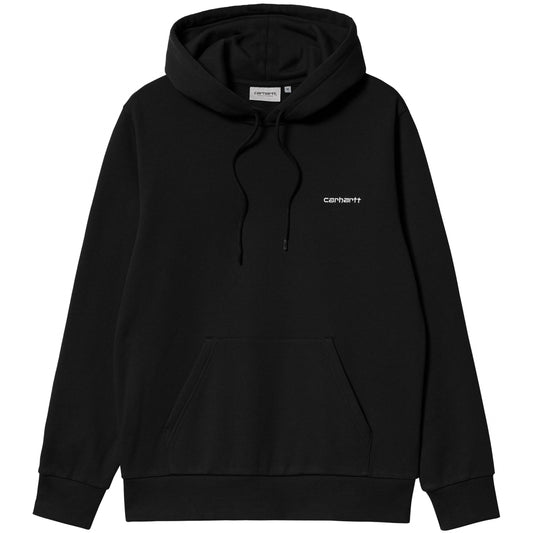 Felpa Carhartt WIP Hooded Script Embroidery Sweat