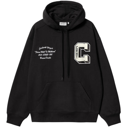 Felpa Carhartt WIP Hooded Brown Ducks Sweat