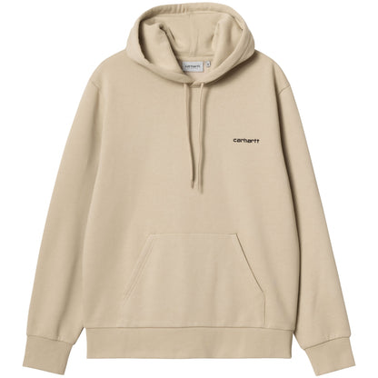 Felpa Carhartt WIP Hooded Script Embroidery Sweat