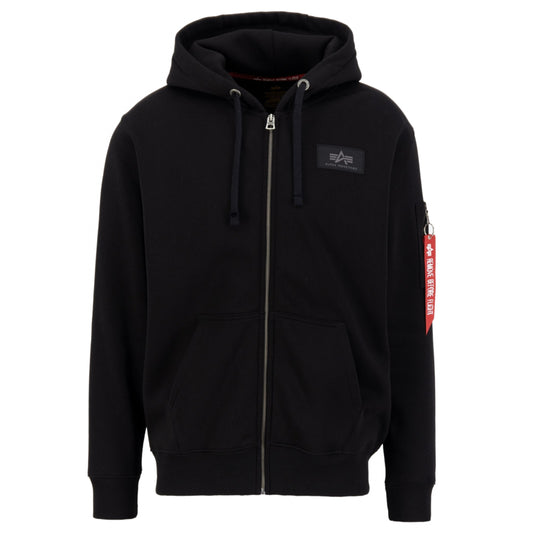 Felpa Alpha Industries Back Print Zip Hoody