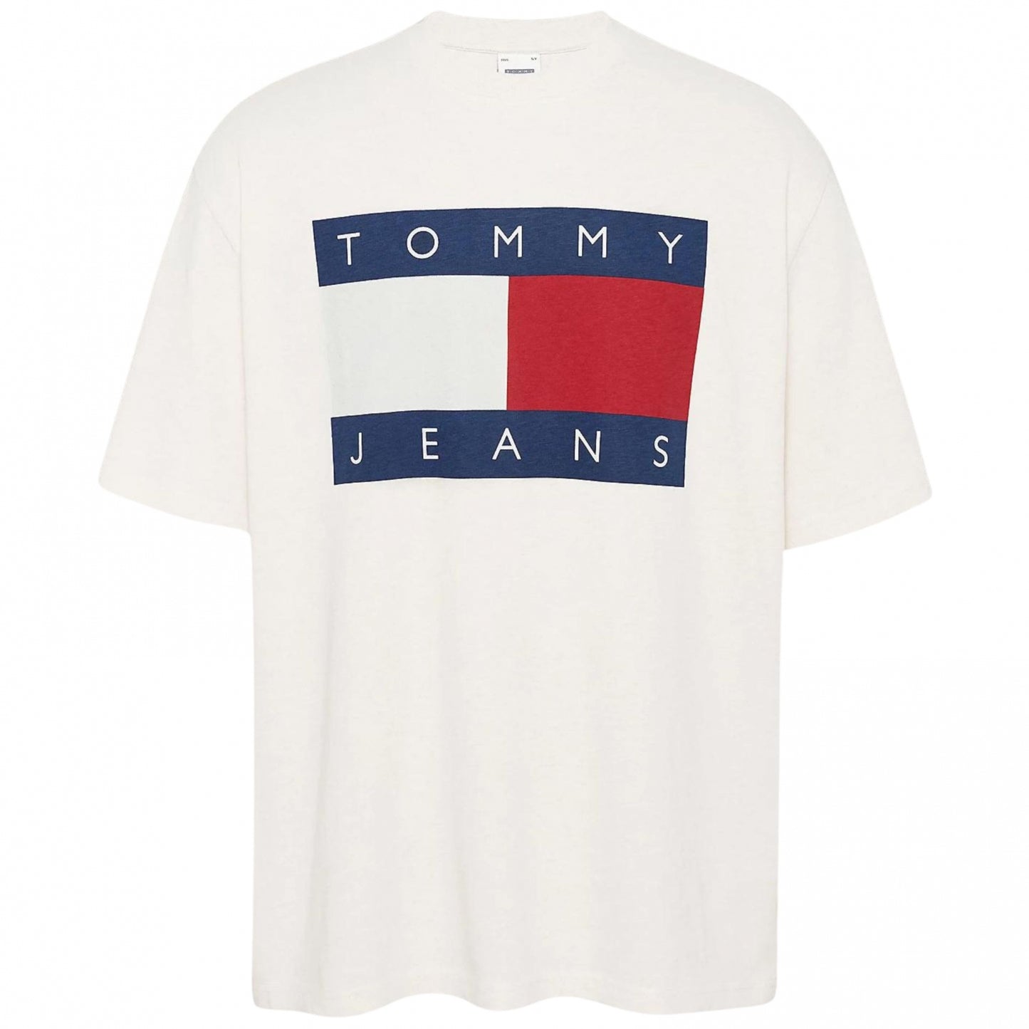 Maglietta Tommy Jeans Oversized Melange Flag Tee