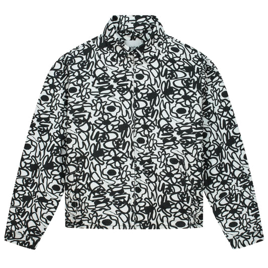 Art Allover Flowers Jacket