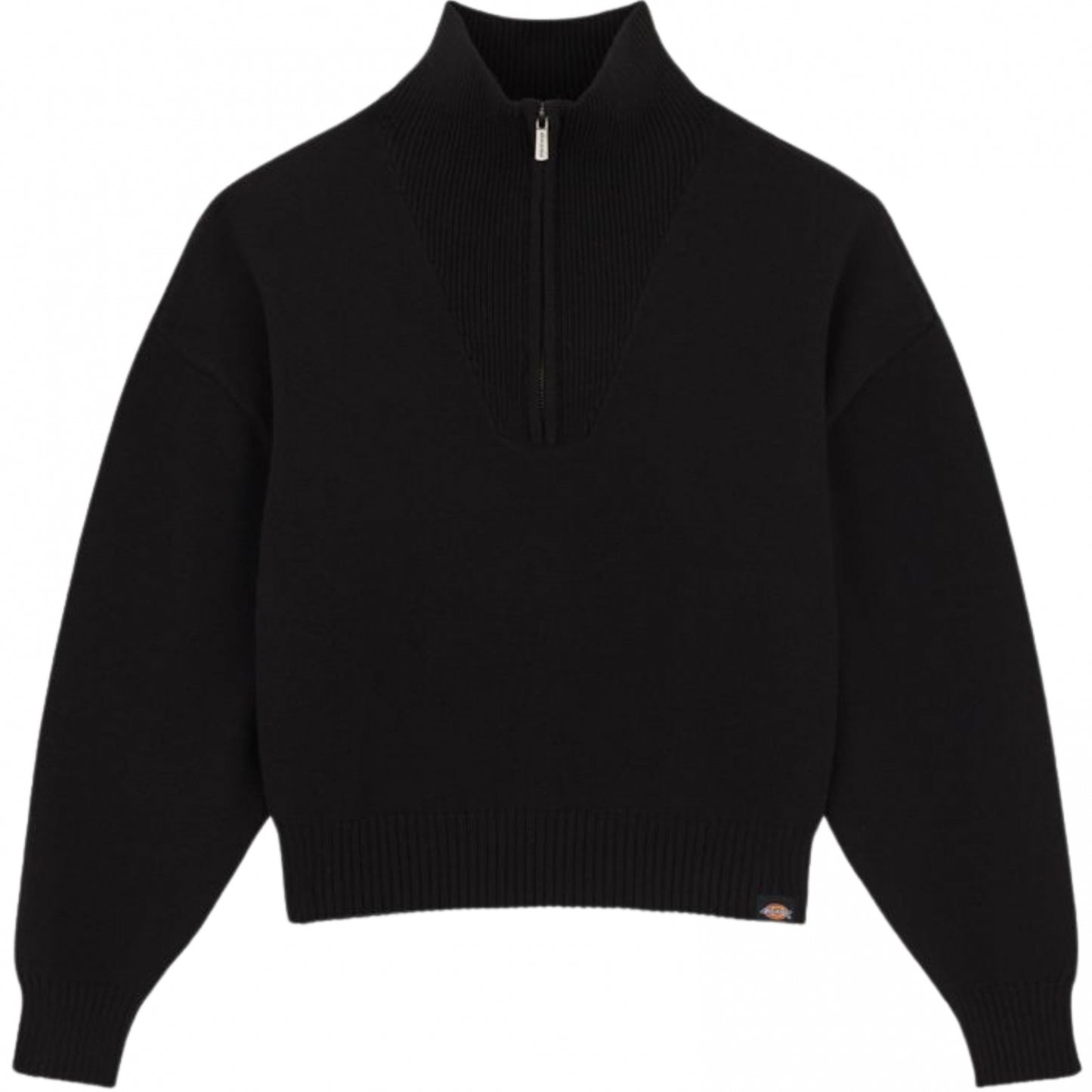 Maglione Donna Dickies East Helena 1/4 Zip Sweater NERO