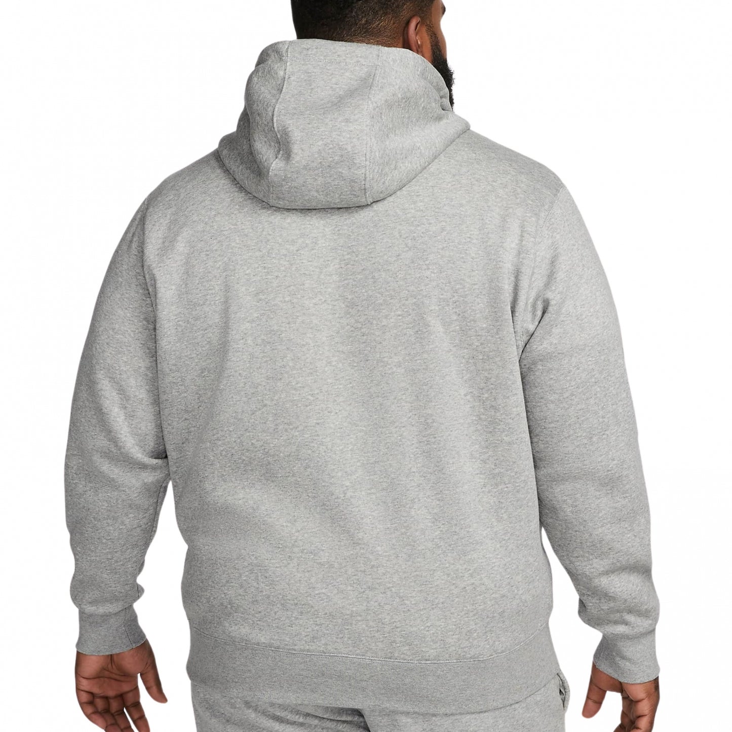 Felpa Nike Sportswear Club Hoodie Full Zip GRIGIO