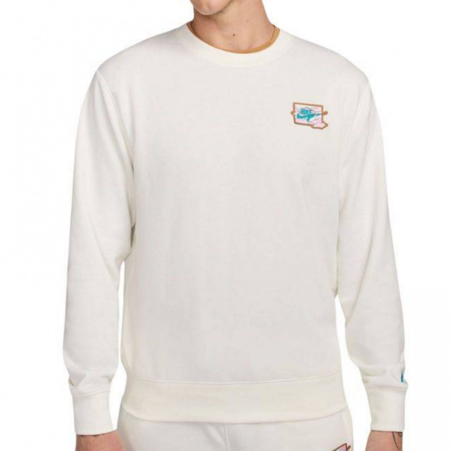 Felpa Nike Club French Terry Crewneck Bolt