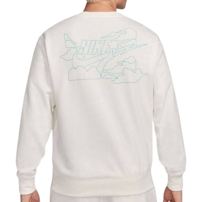 Felpa Nike Club French Terry Crewneck Bolt