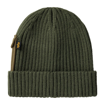 Cappello Alpha Industries Utility Beanie VERDE OLIVA