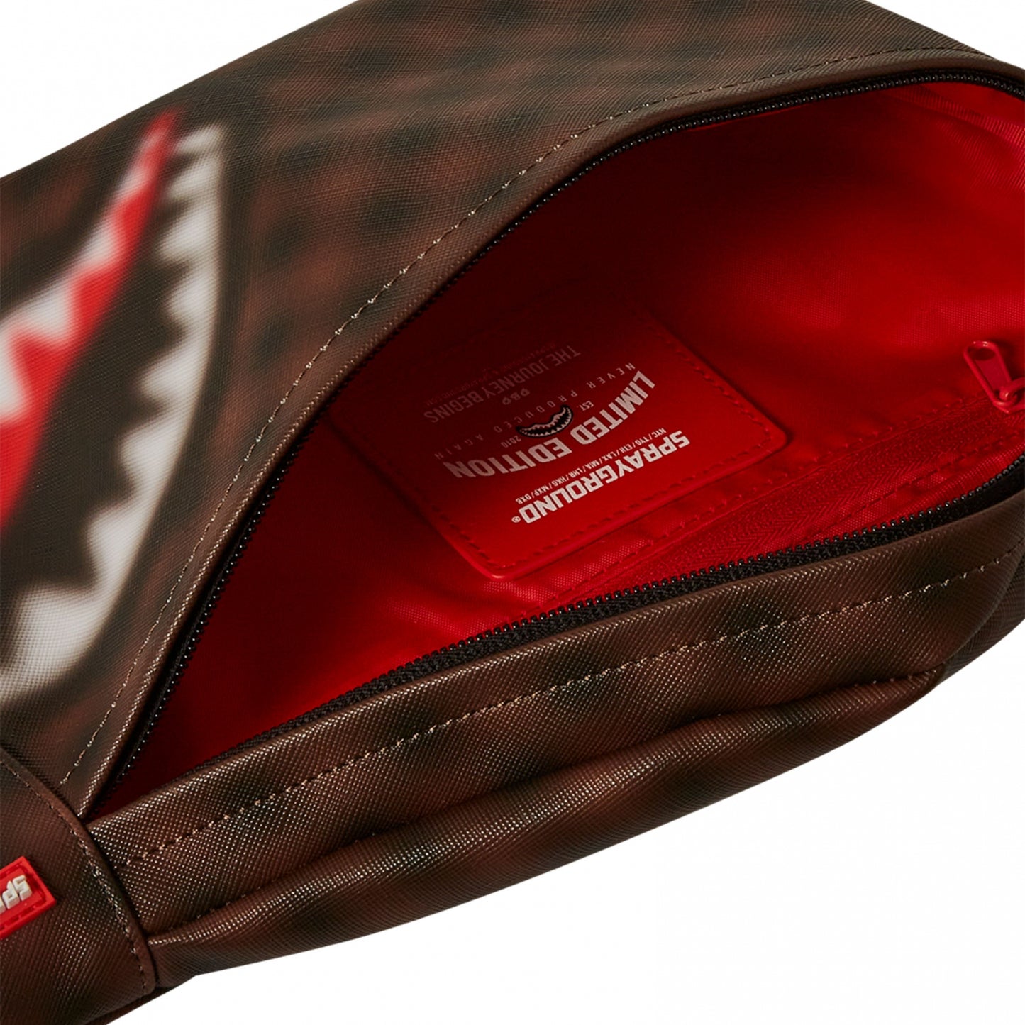 Sprayground Sharks In Paris Blur Savvy Crossbody Bum Bag