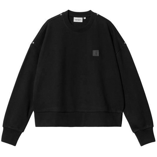 Felpa Donna Carhartt WIP Eldon Sweat NERO