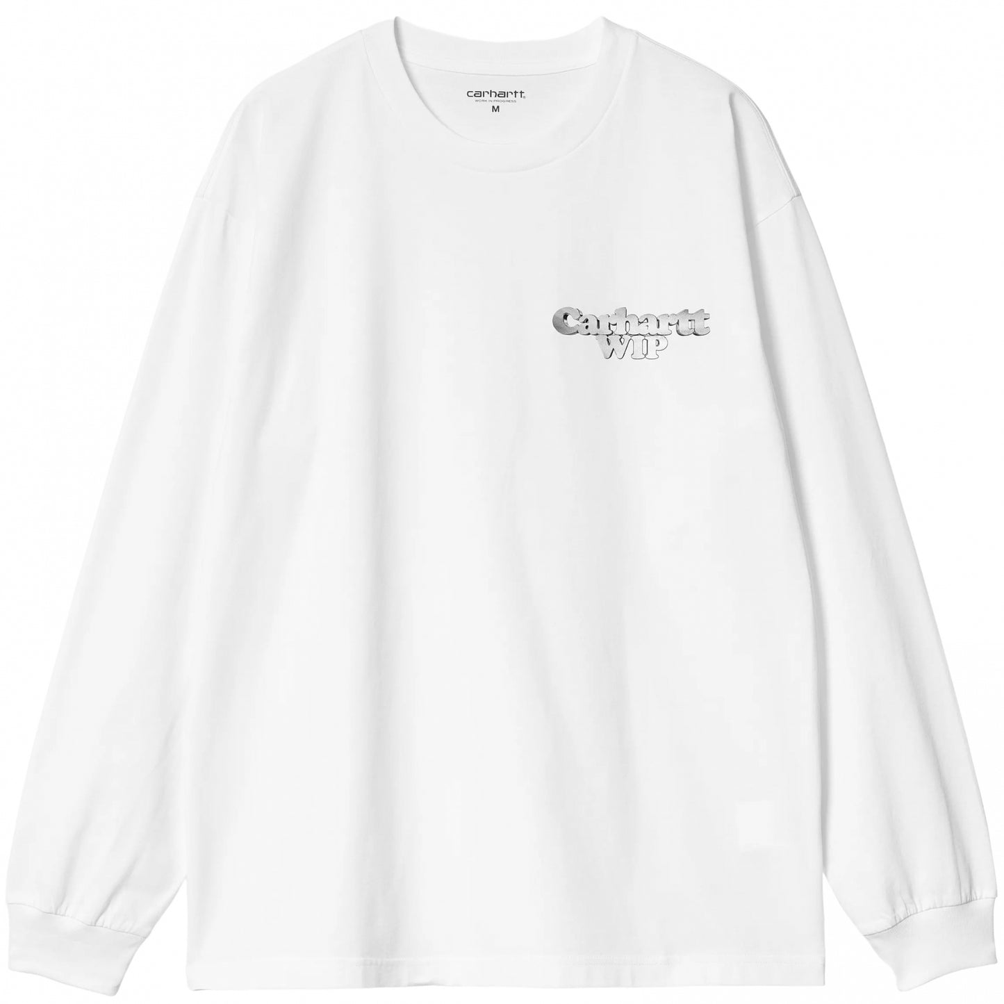 Maglietta Carhartt WIP LS Chain Link Tee BIANCO