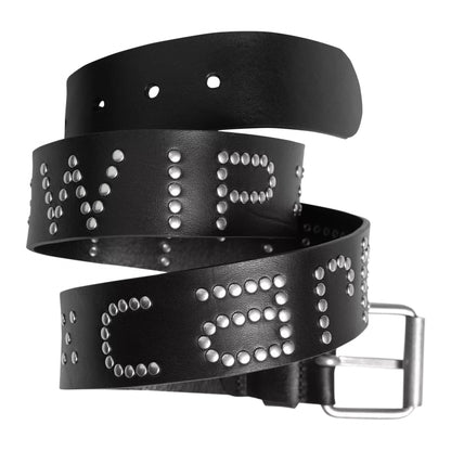 Cintura Carhartt WIP Script Studs Belt NERO