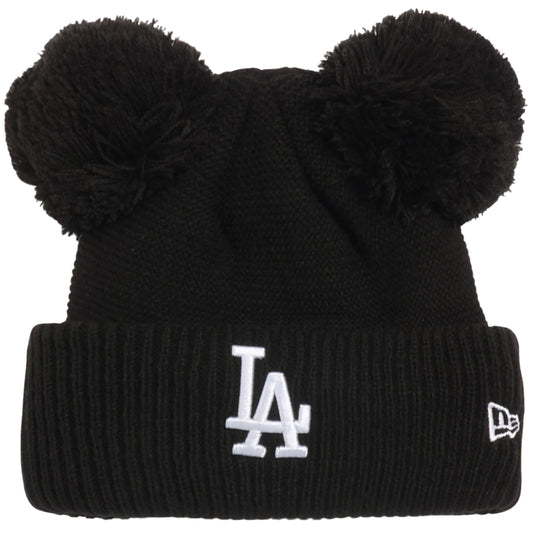 Cappello Donna New Era Double Pom Beanie LOSDOD NERO