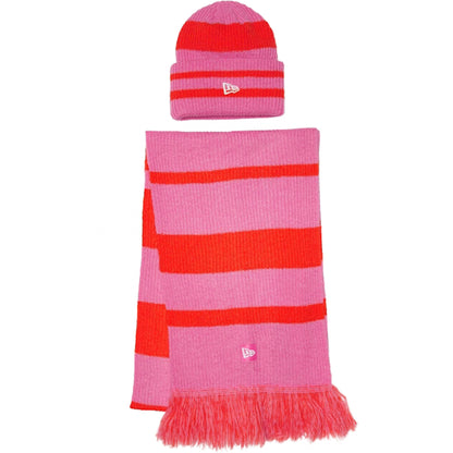 Set Regalo New Era Stripe Scarf e Beanie Set