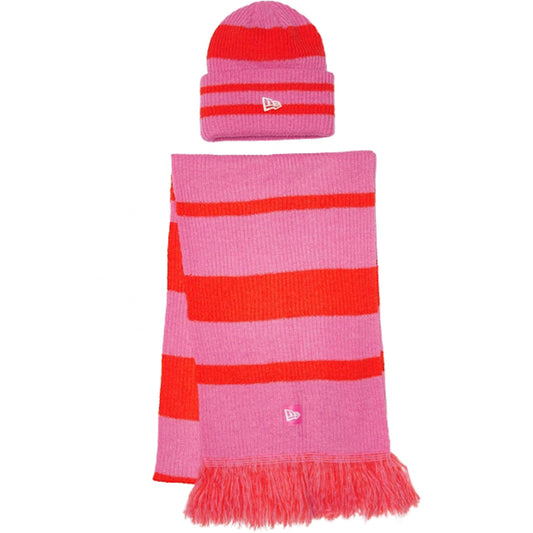 Set Regalo New Era Stripe Scarf e Beanie Set UNICO