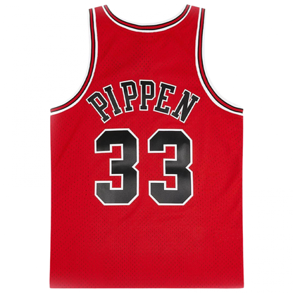 Canotta M&N NBA Swingman Jersey Bulls 97 Pippen ROSSO