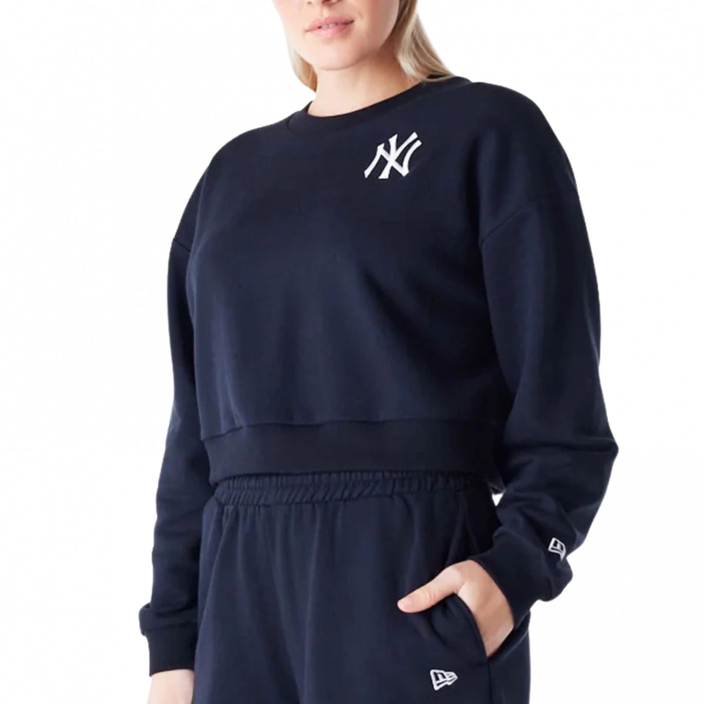 Felpa Donna New Era MLB Crewneck NEYYAN UNICO