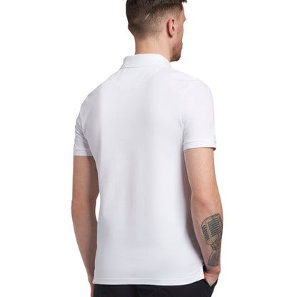 Lyle and Scott Plain Polo Shirt WHITE