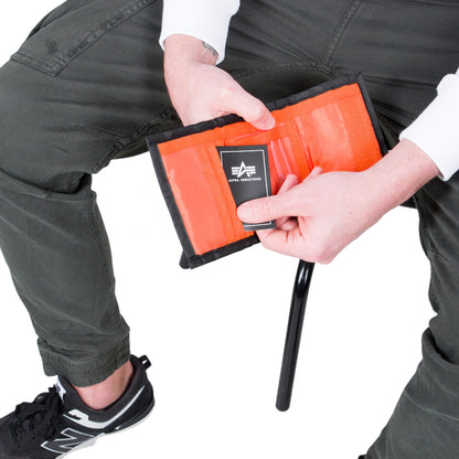 Portafoglio Alpha Crew Wallet NERO