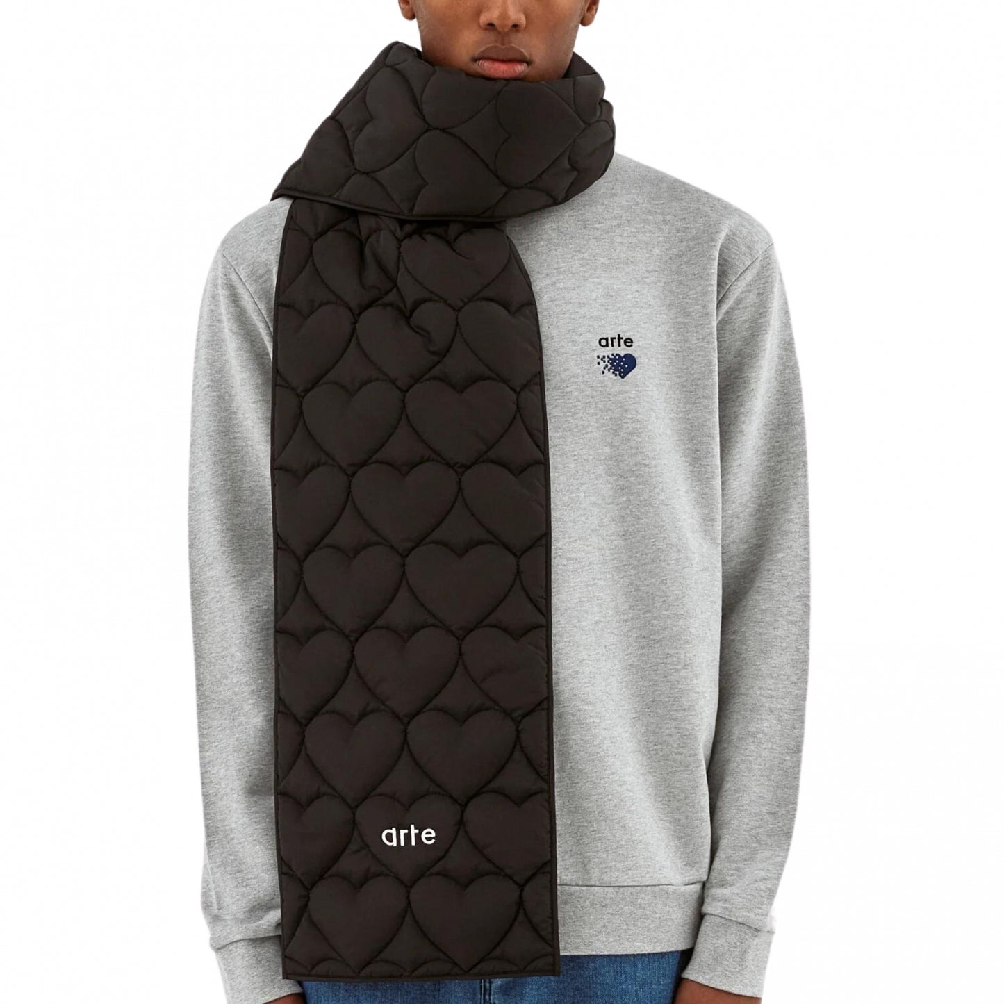 Sciarpa Arte Aaron Padded Scarf NERO